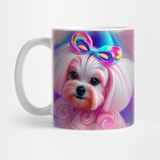 Maltese Girl Dog Portrait Mug